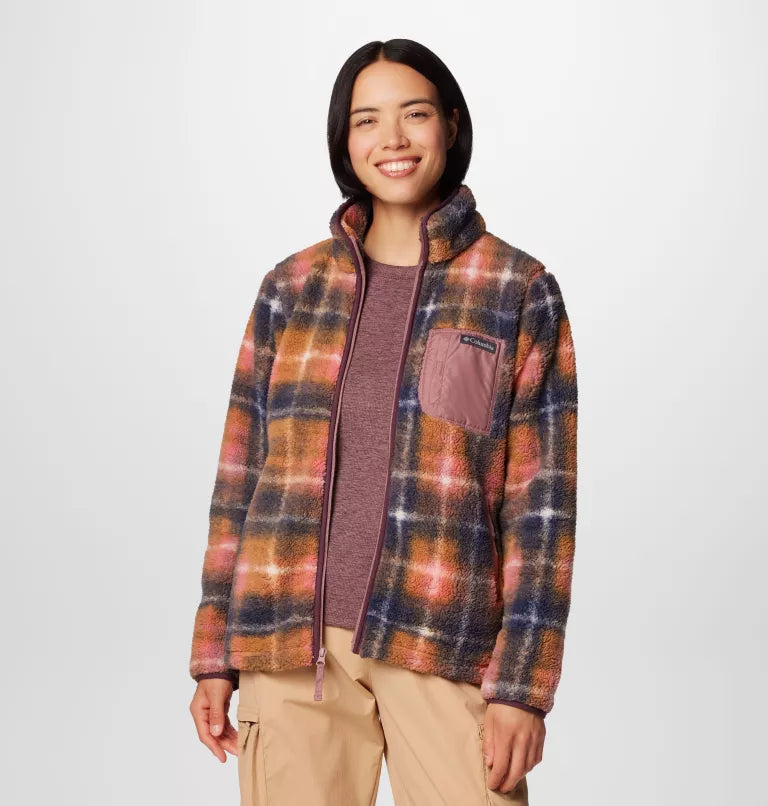 Columbia Women s West Bend II Printed Sherpa Jacket