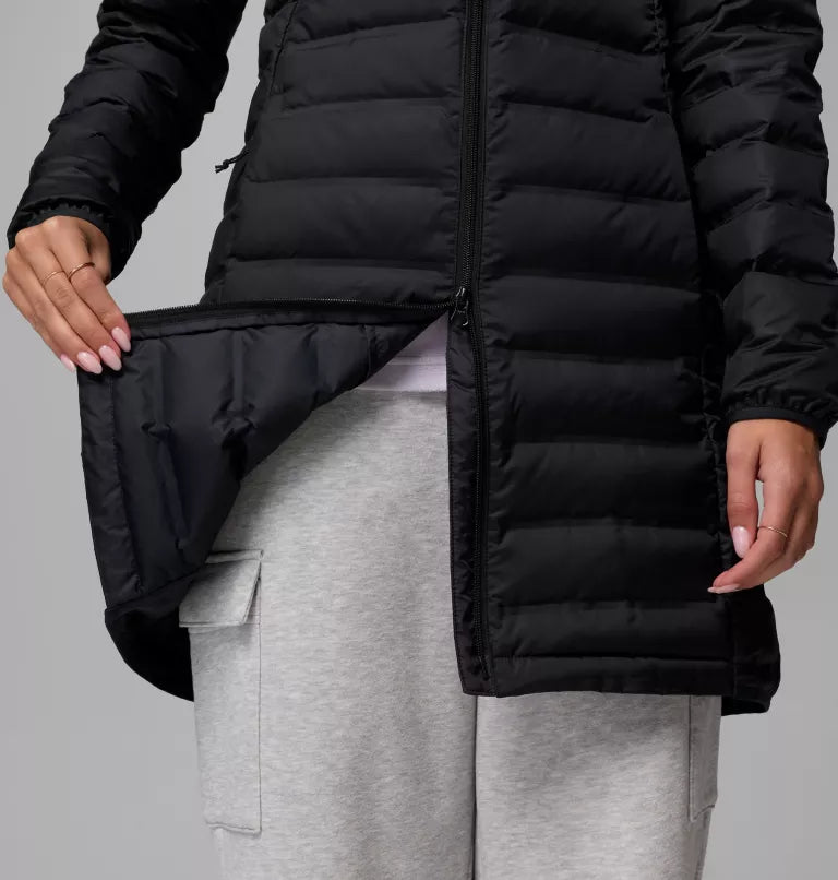 Columbia Womens Lake 22 II Down Long Hooded Jacket