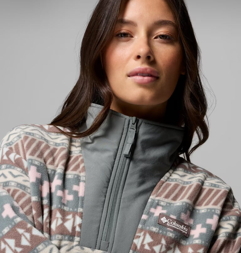 Columbia Women's Sequoia Grove II Printed Half Zip Fleece
