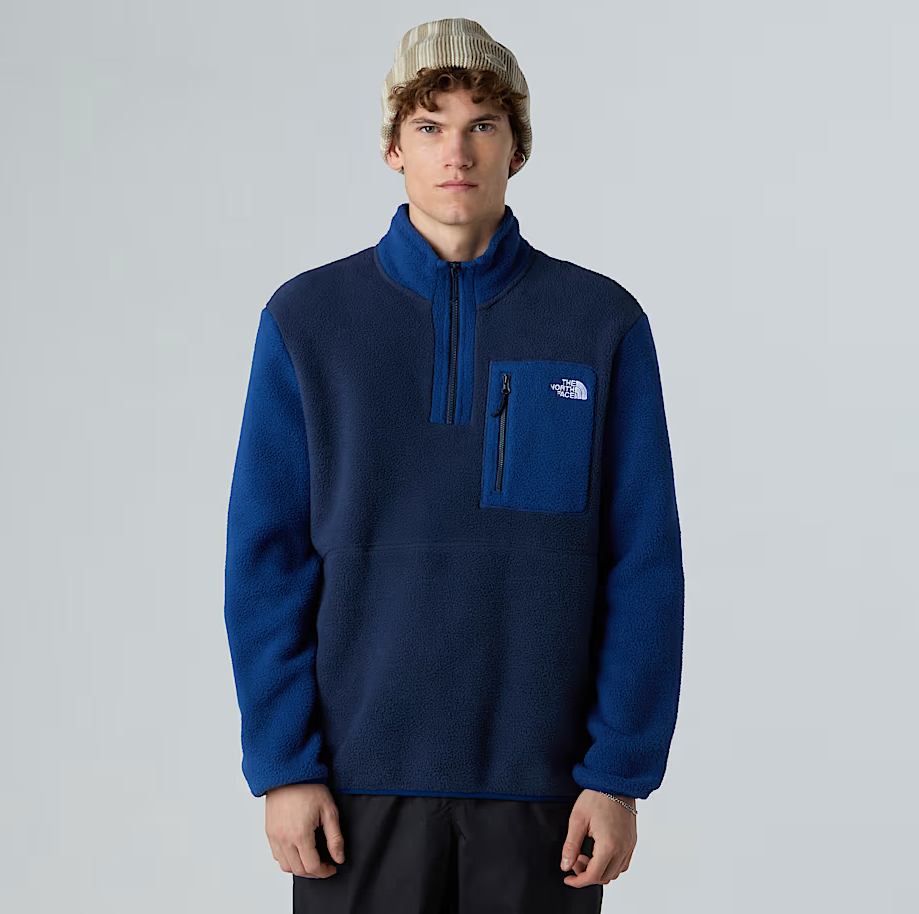 The North Face Mens Yumori 1/4l Zip Fleece