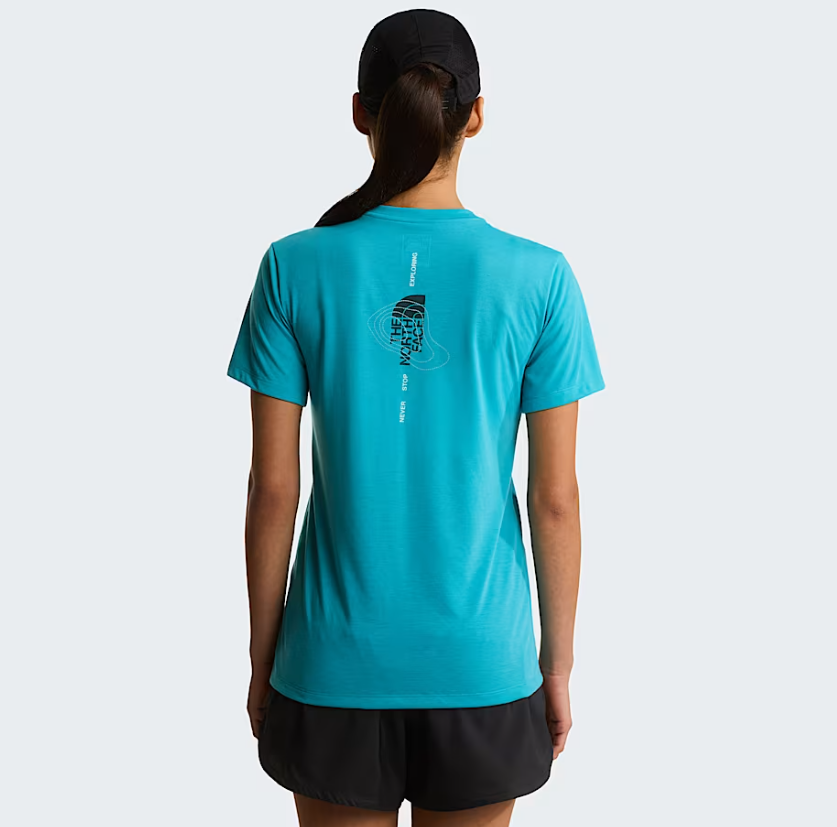 The North Face Womens Bitmap Logo Graphic T-Shirt