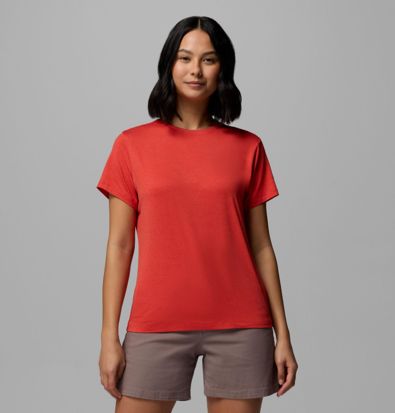 Columbia Womens Parsons Point SS Back Graphic Tee