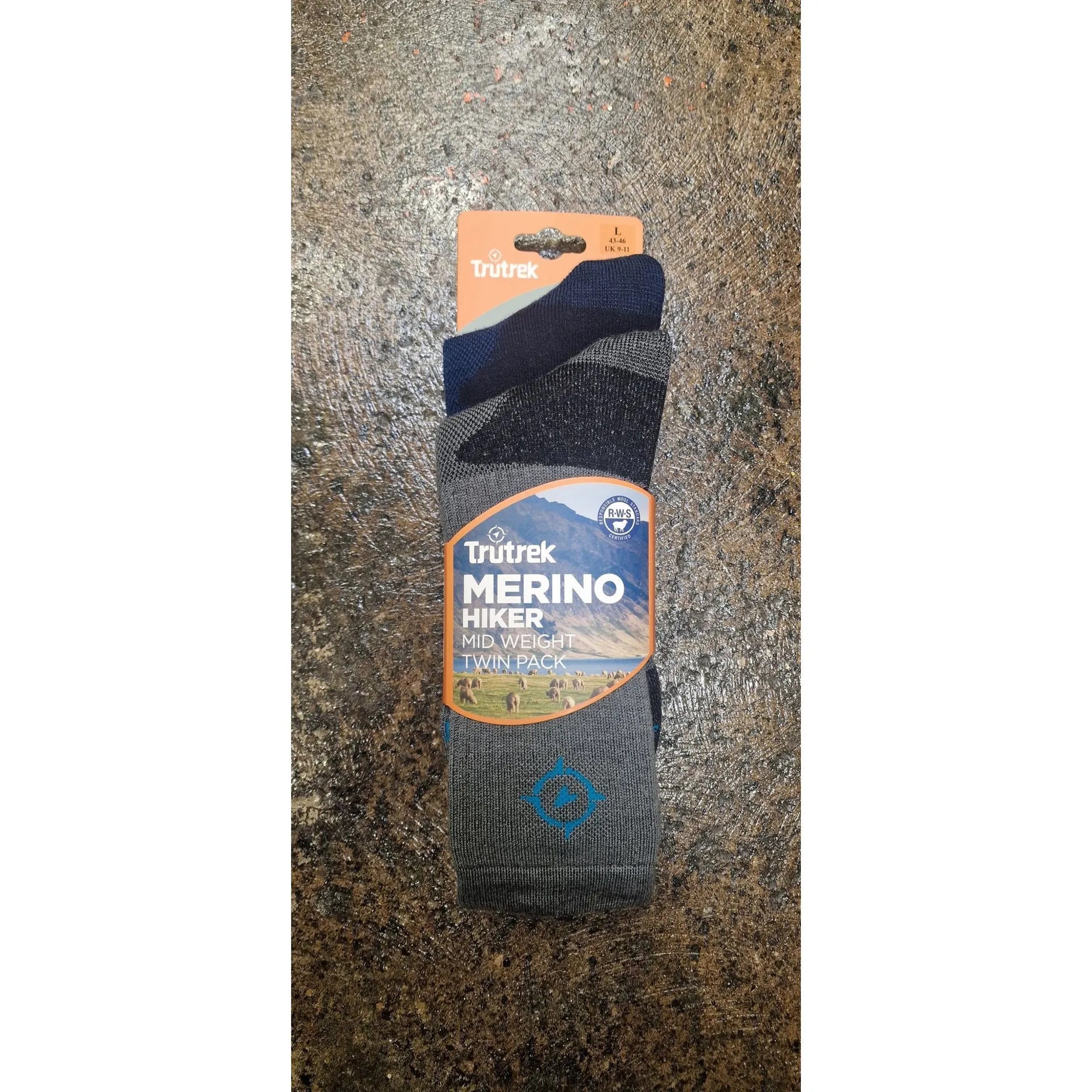 TruTrek Merino Hiker Midweight Twin Pack