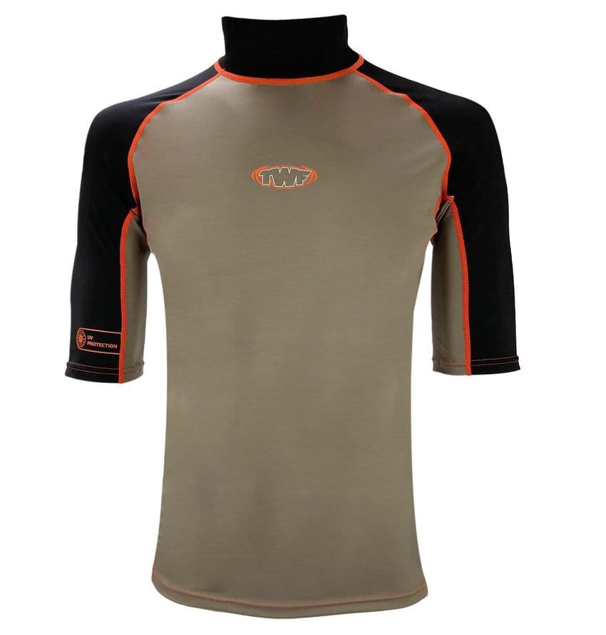 TWF Short Sleeve UV Adult Rash Vest