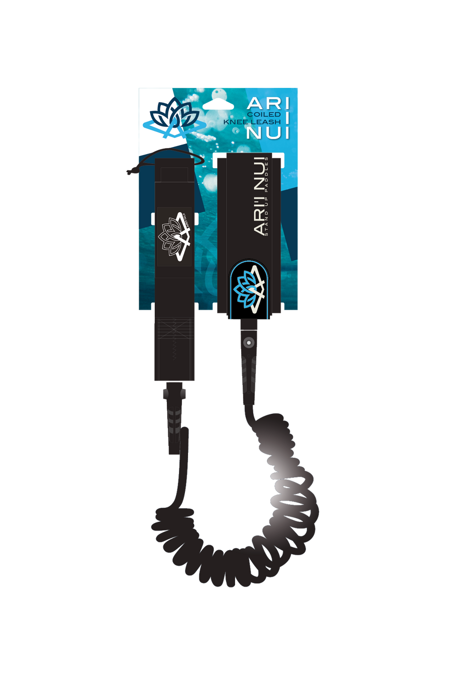 ARI I NUI Paddleboard Coiled Knee Leash