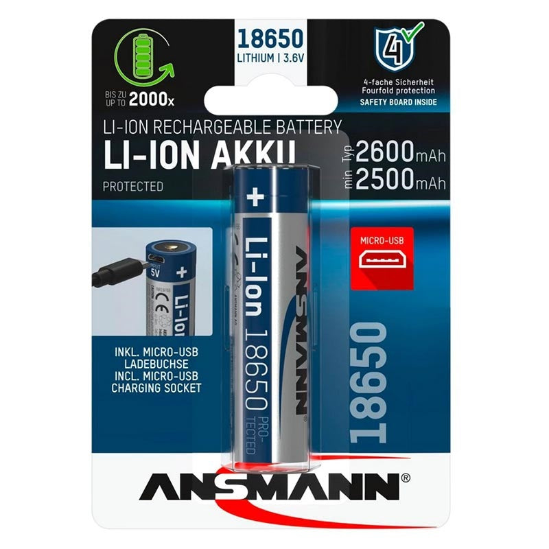 Ansmann Li-Ion Battery 18650