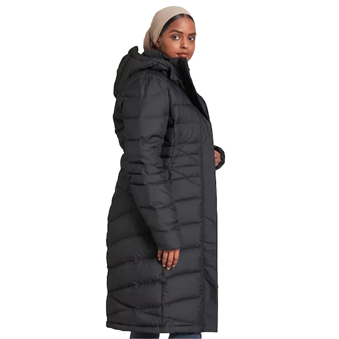 Winterburn women's 550 top fill longline down coat