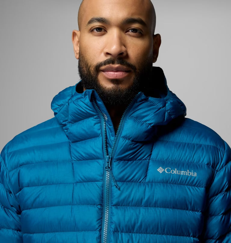 Columbia Mens Corelite Packable Down Hooded Jacket