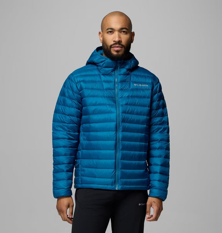 Columbia Mens Corelite Packable Down Hooded Jacket