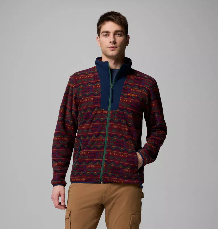 Columbia Men's Sequoia Grove Printed Fleece Jacket