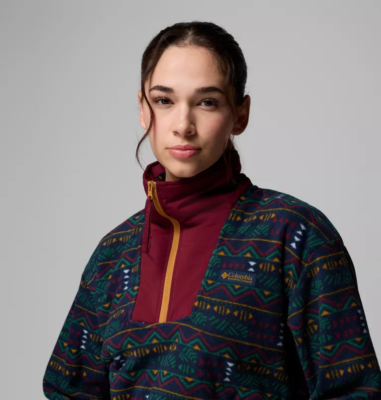 Columbia Women's Sequoia Grove Printed Half Zip Fleece
