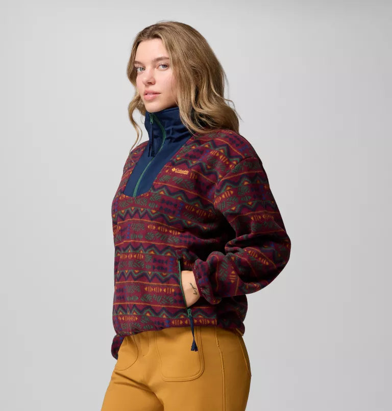 Columbia Women's Sequoia Grove Printed Half Zip Fleece
