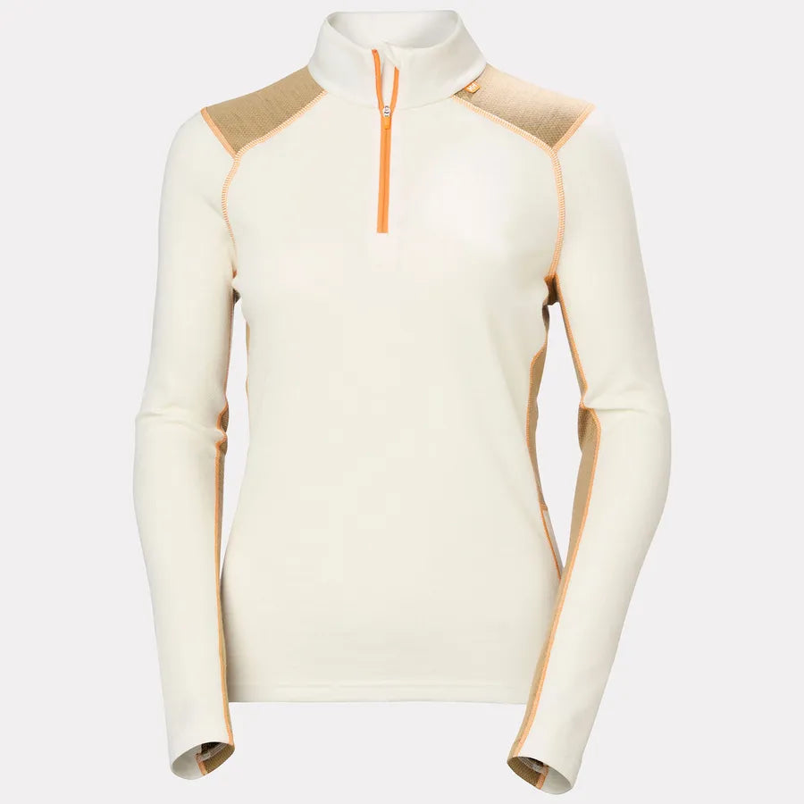 Helly Hansen Womens Lifa Merino Mid Weight 1/2 Zip Base Layer