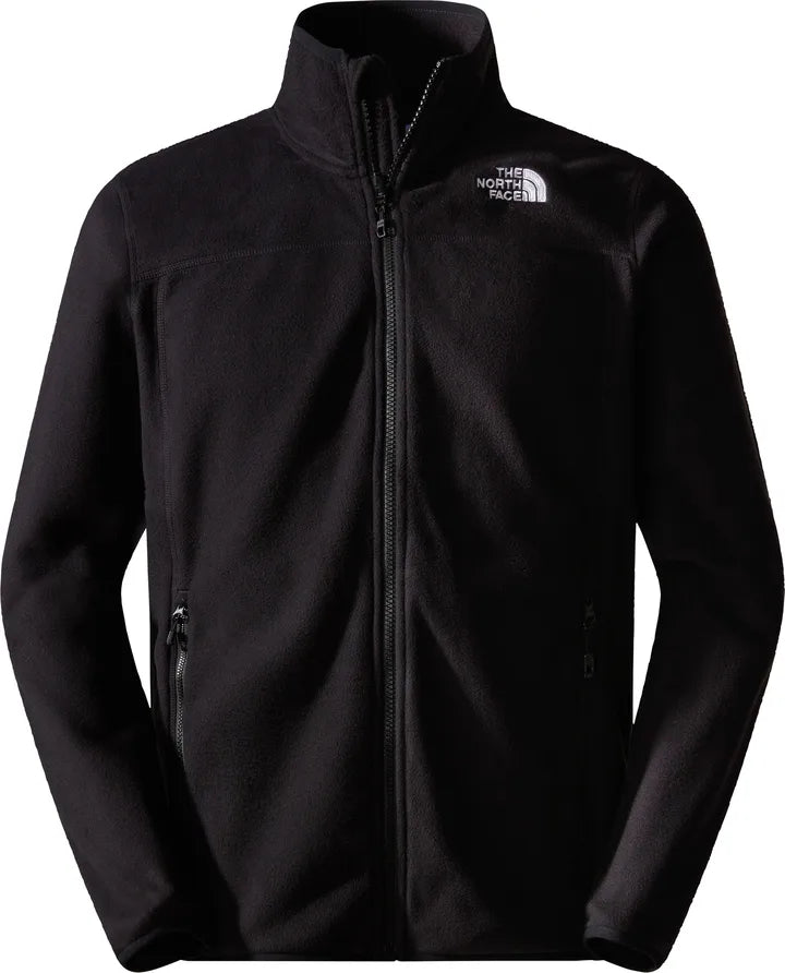 The North Face Mens 100 Glacier Full Zip Fleece TNF Black NPF Small