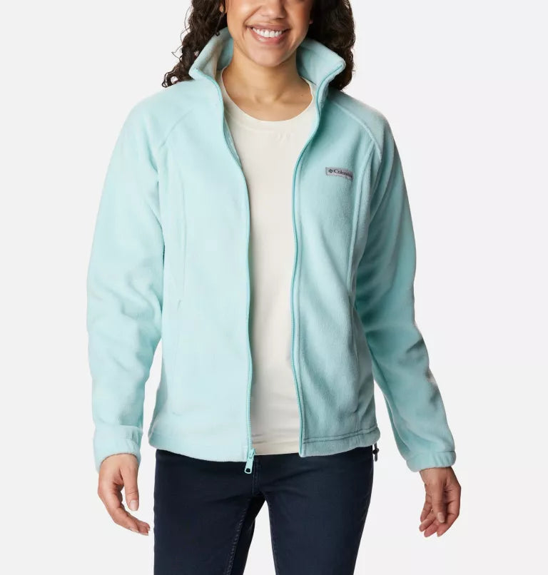 Columbia white fleece jacket sales