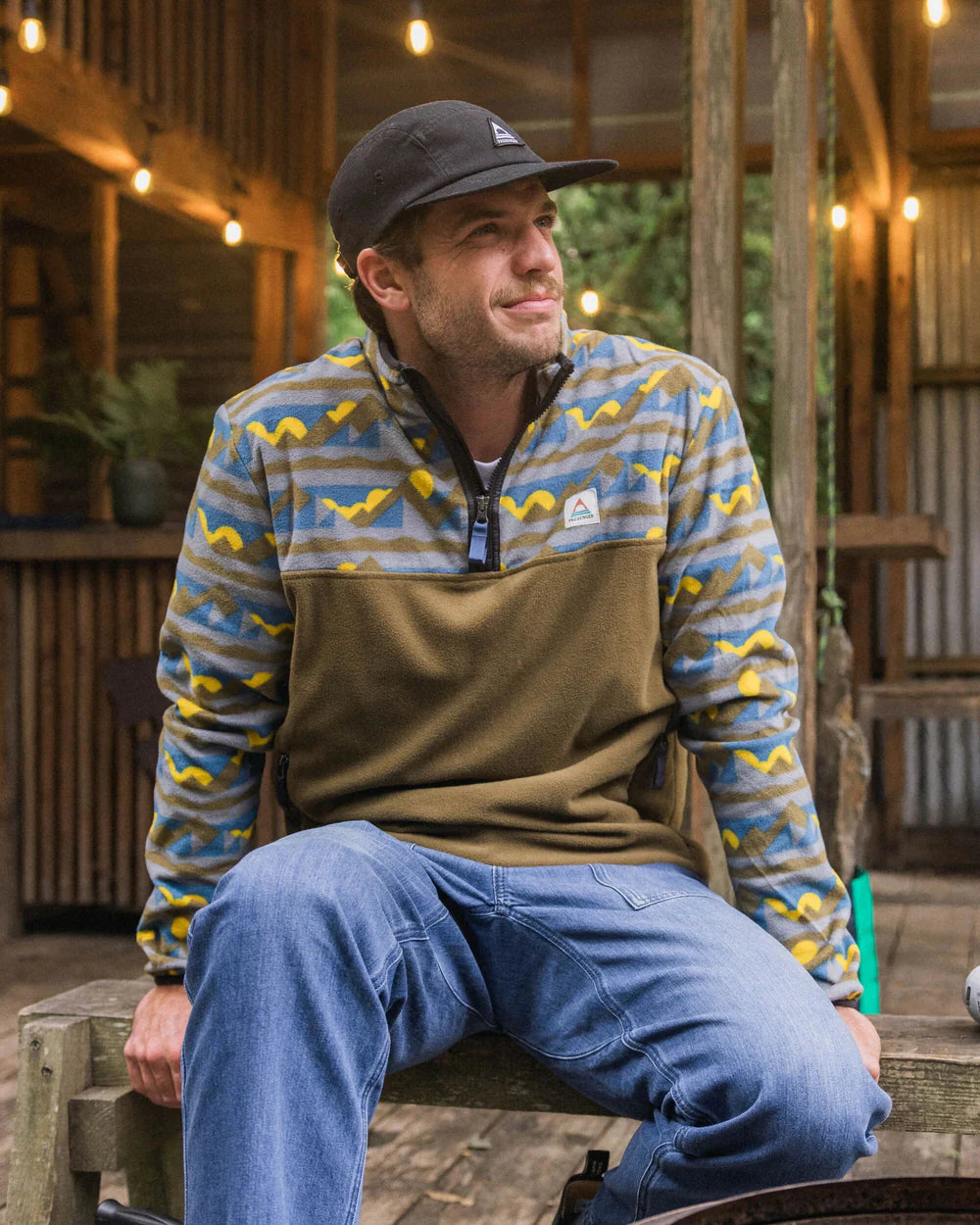 Passenger Men's Set Off 1/4 Zip Fleece