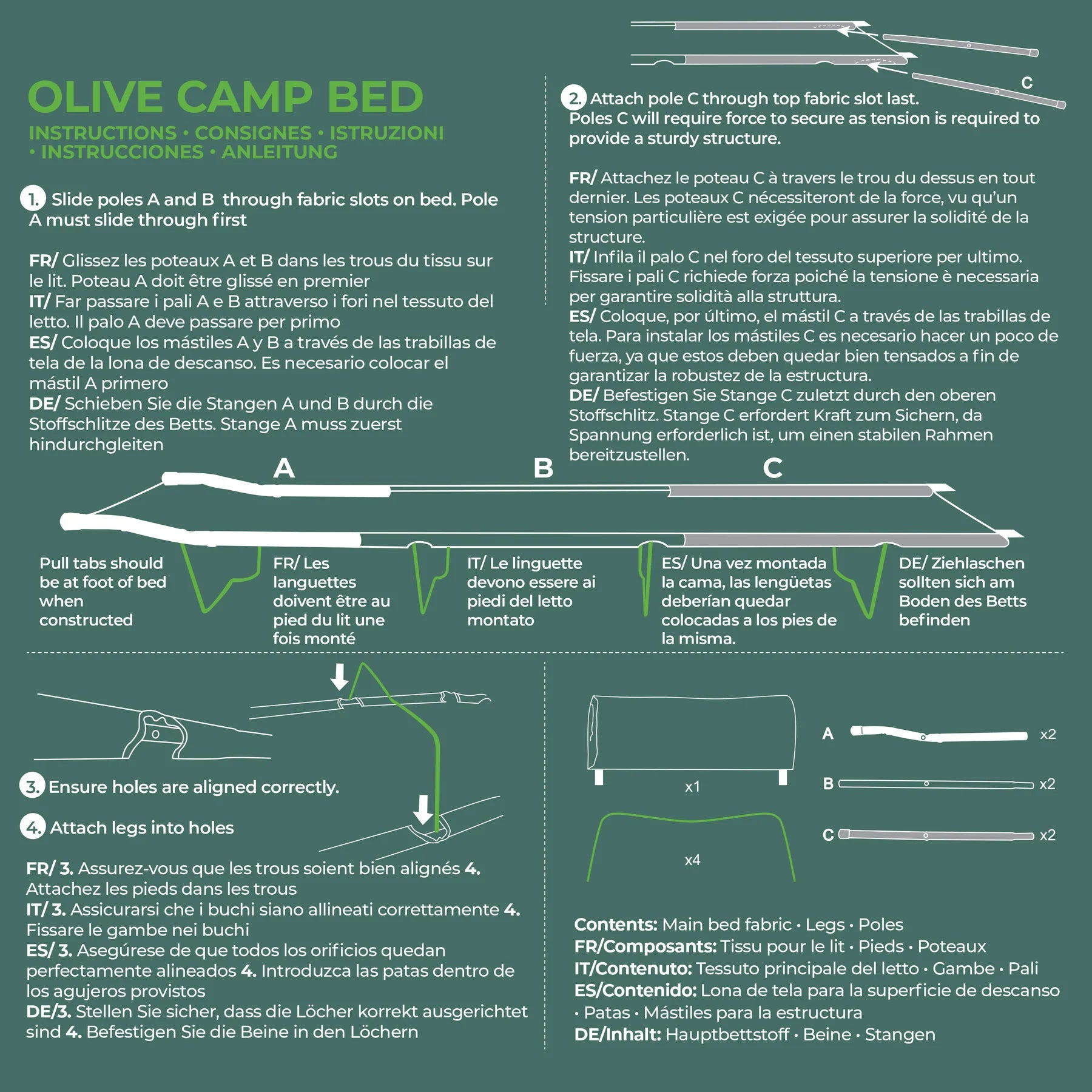 Highlander Lightweight Camp Bed