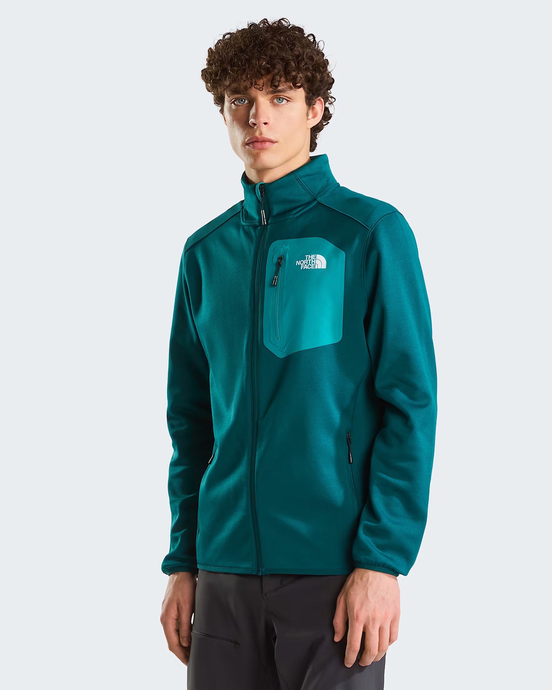The North Face Mens Crest Full Zip Fleece