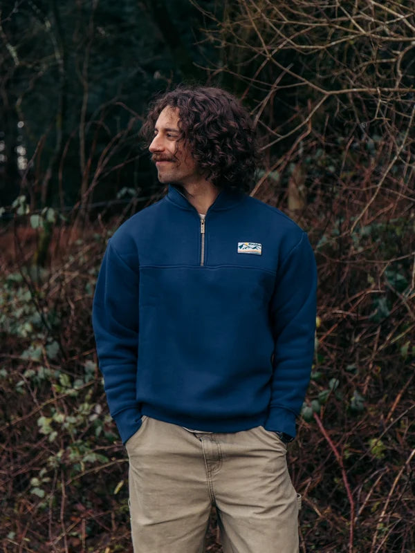 Bleubird Unisex Bracken Quater Zip