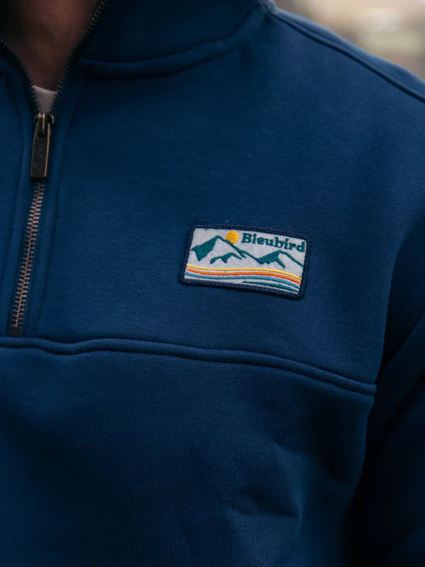 Bleubird Unisex Bracken Quater Zip