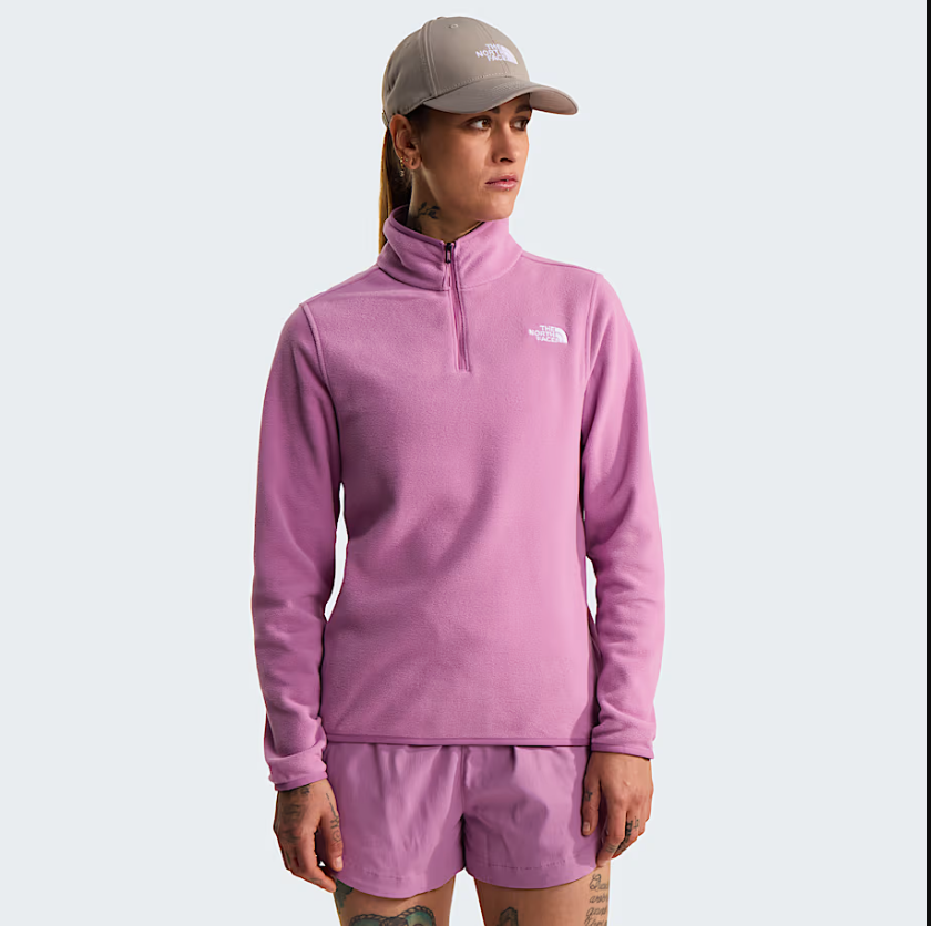 The North Face Womens Glacier 1/4 Zip Fleece