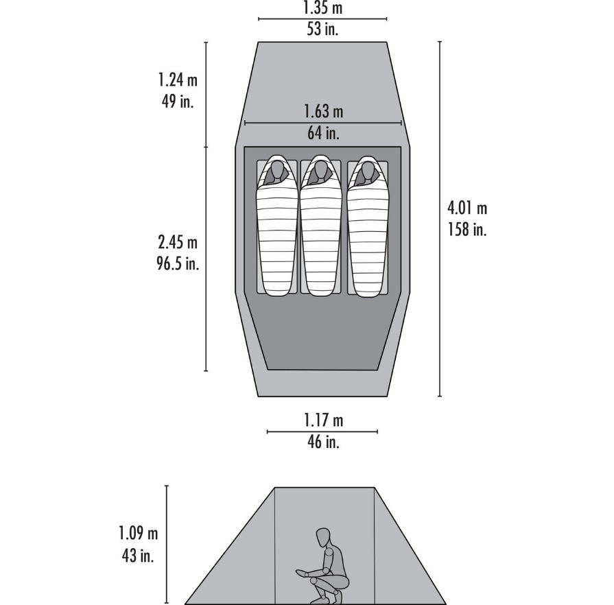 MSR Tindheim 3 Man Tent