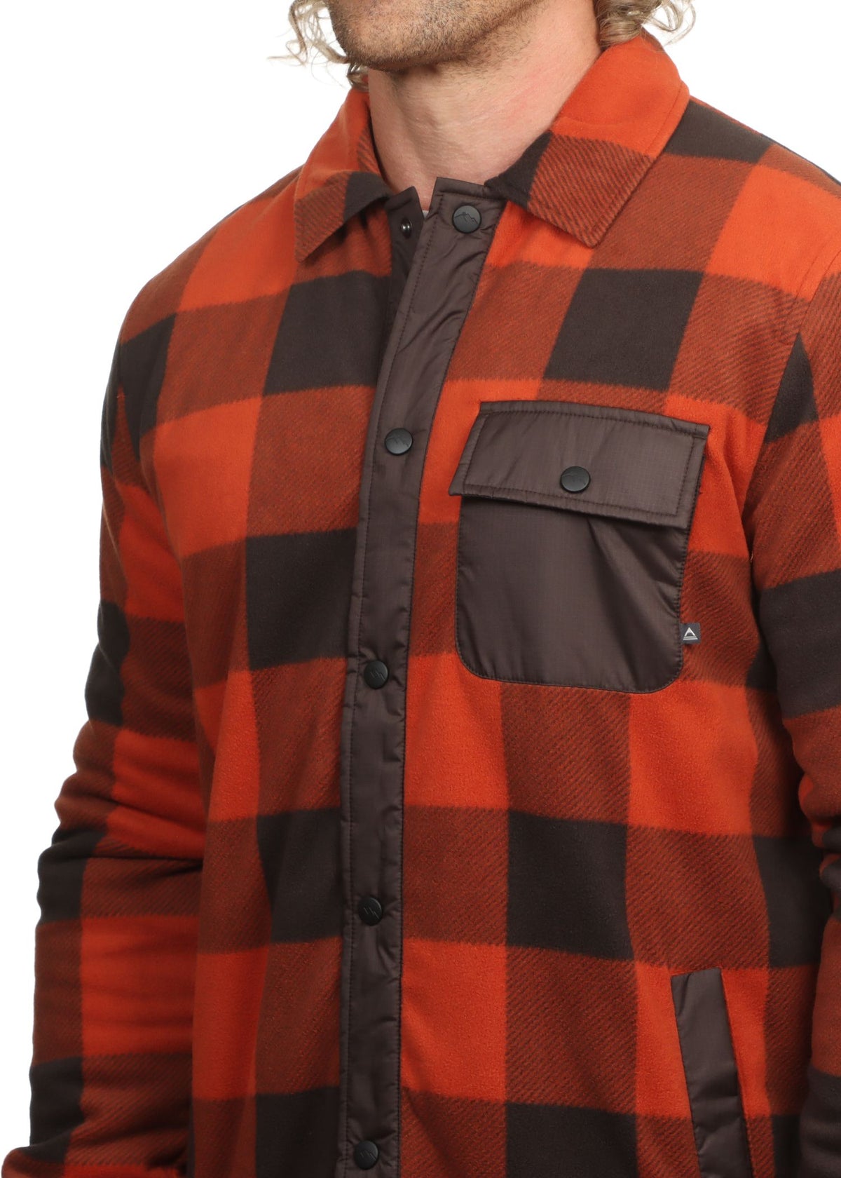Passenger Men's Firelight Sherpa Lined Overshirt