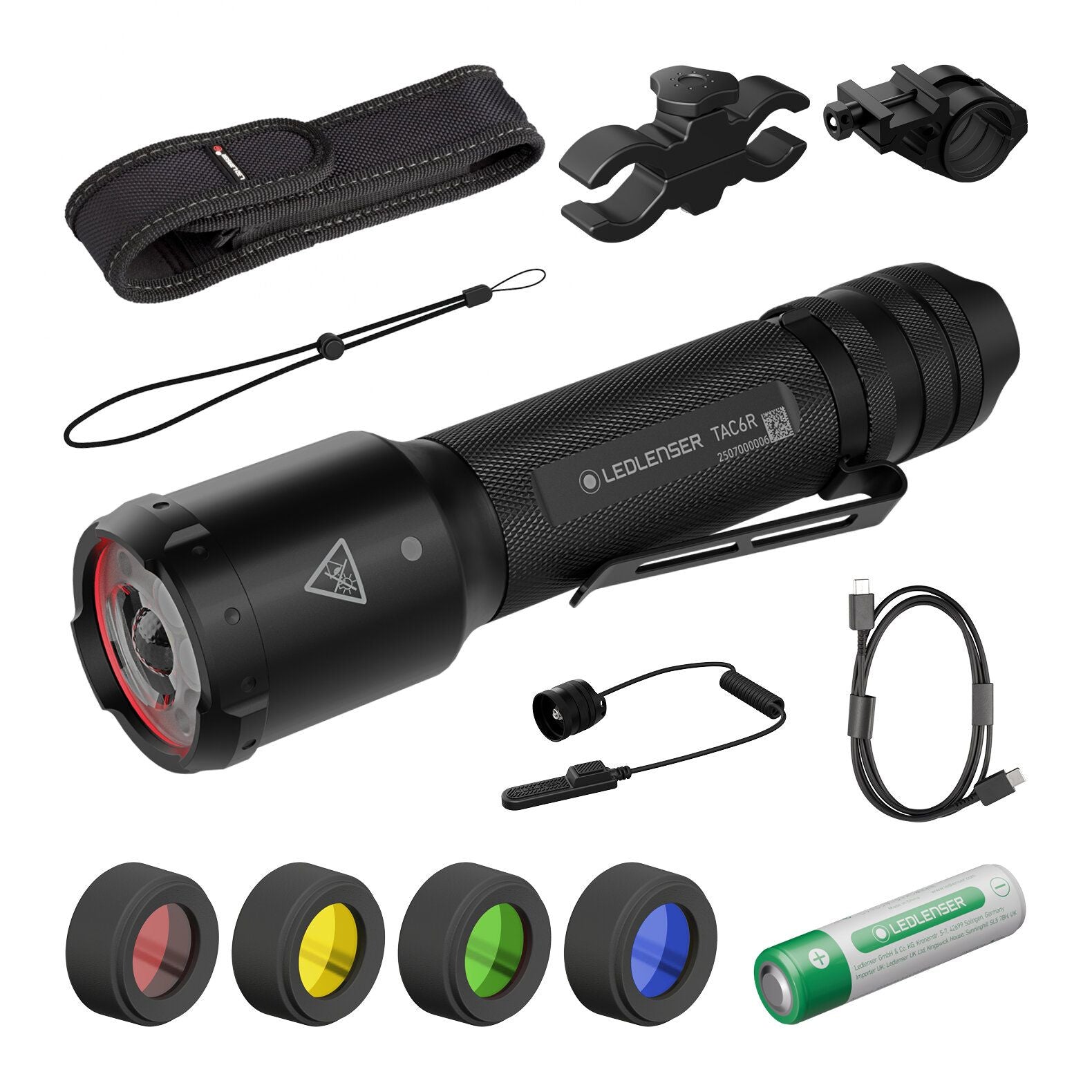 Ledlenser Flashlight Tactical Outdoor Set TAC6R