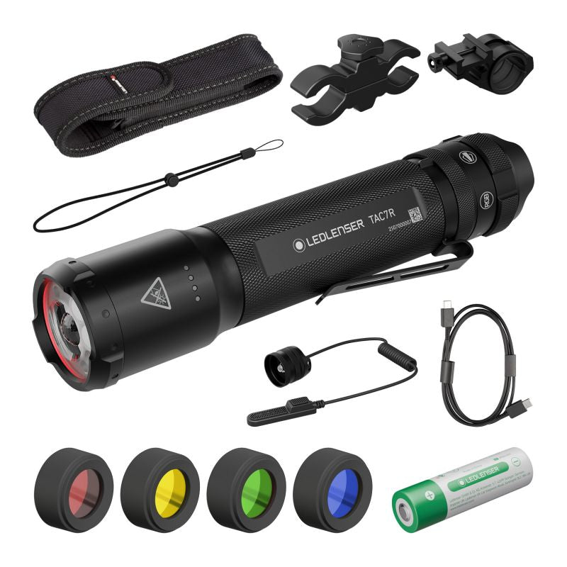 Ledlenser Flashlight Tactical Outdoor Set TAC7R