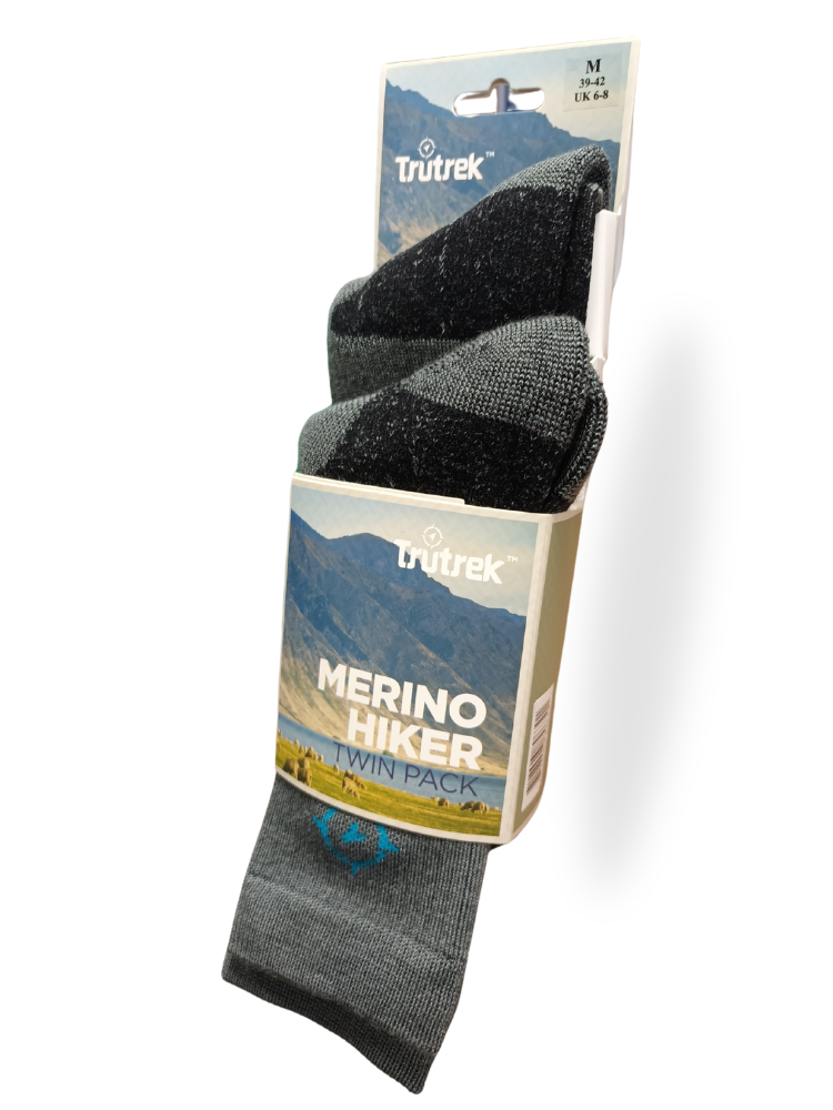 Tru Trek Merino Hiker Twin Pack Sock