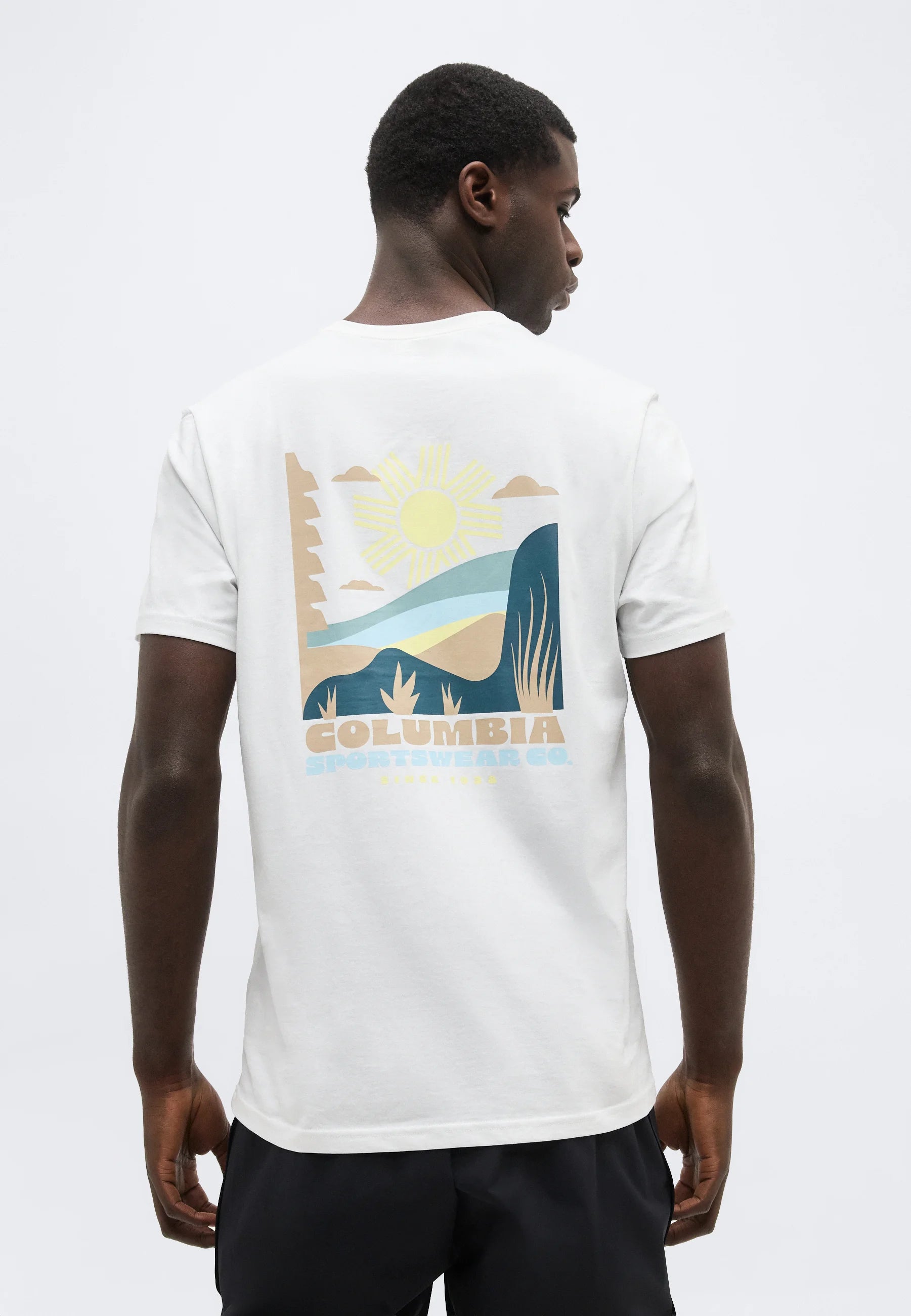 Columbia Mens Outdoor Back T-Shirt