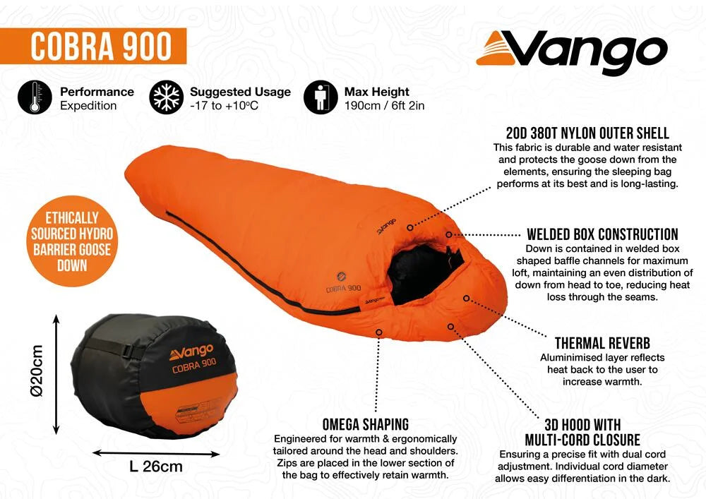 Vango Cobra 900 Sleeping Bag