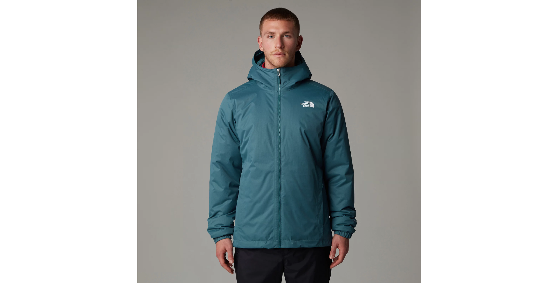 The North Face Mens Quest Insulated Jacket MALLARD BLUE DARK HEATHER Small