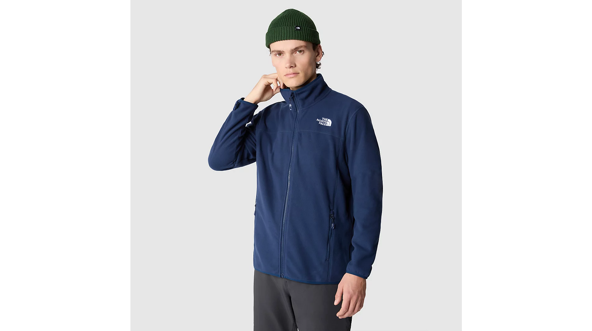 The North Face Mens 100 Glacier Full Zip Fleece