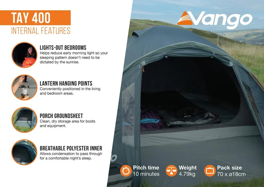 Vango Tay 400 4-Man Tent