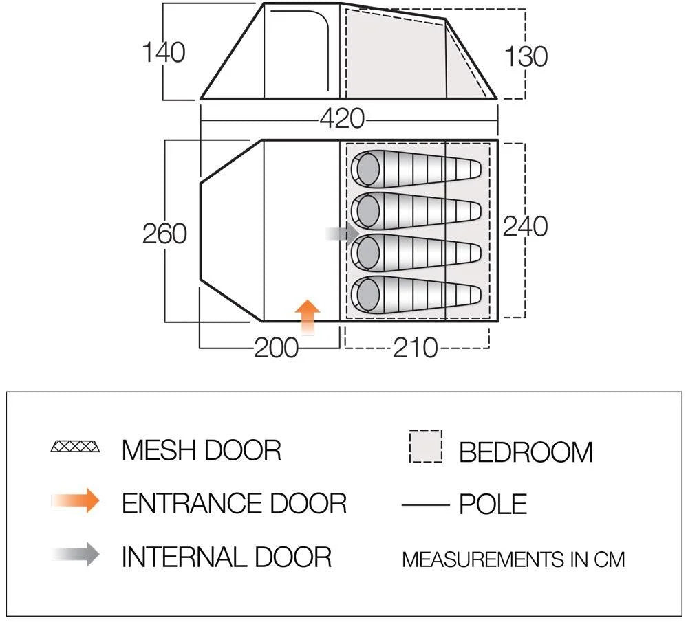 Vango Skye 400 Pole Tent