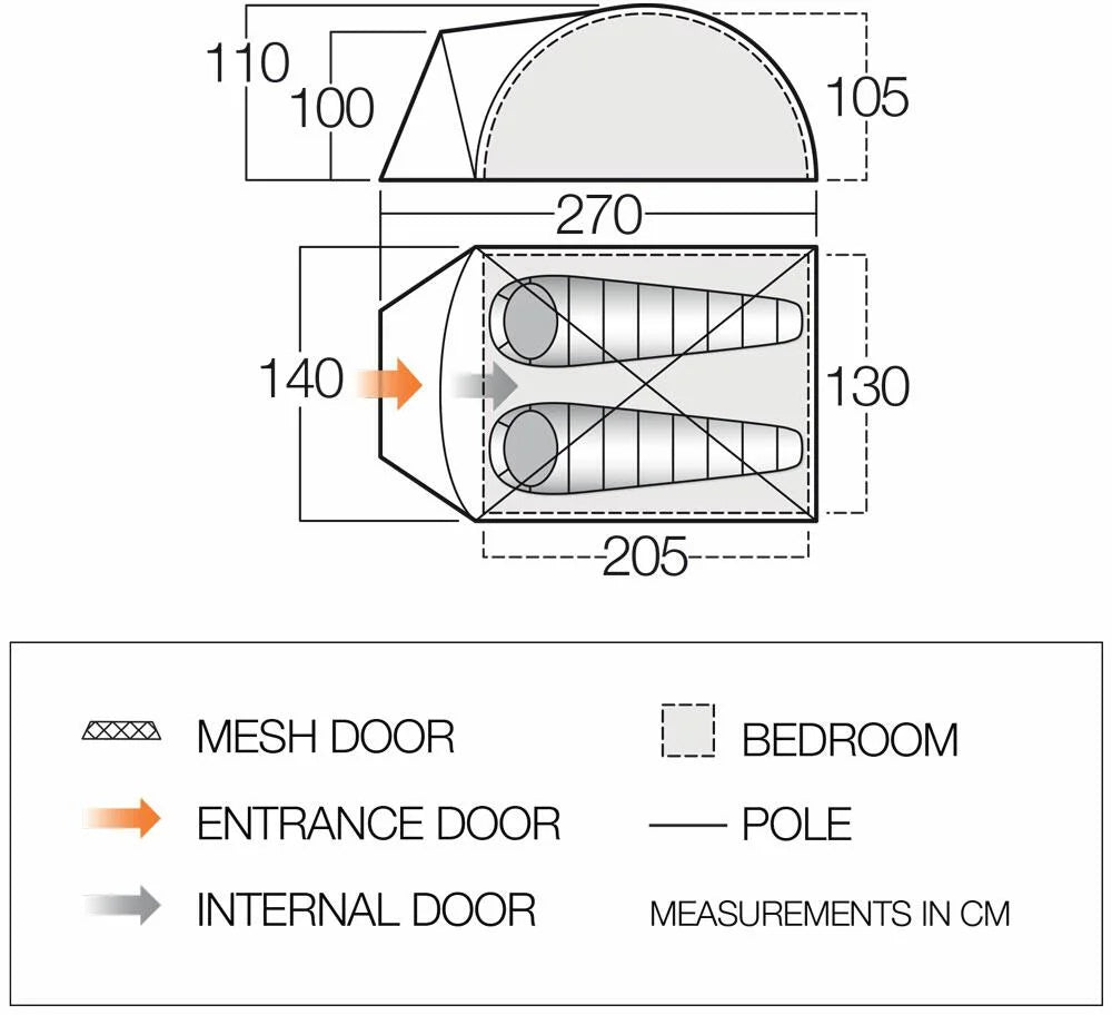 Vango Tay 200 2-Man Tent