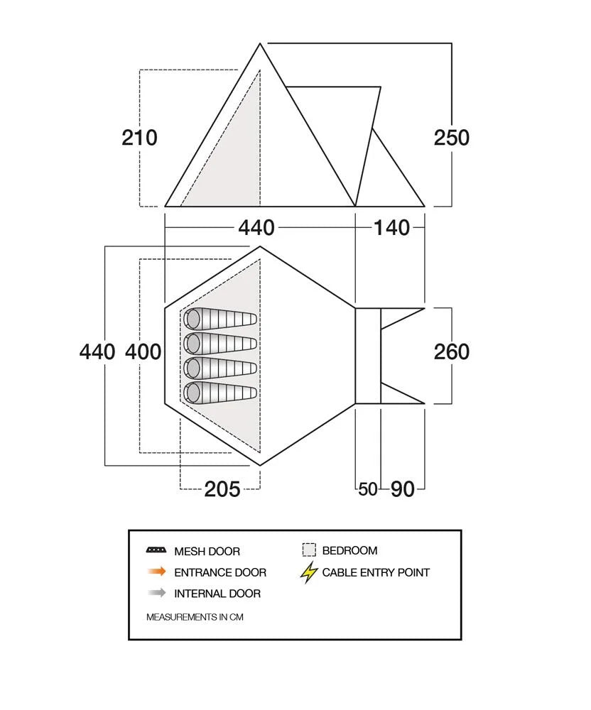 Vango Teepee Air 400