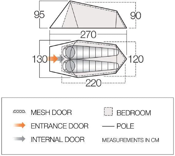Vango Soul 200 2-Man Tent