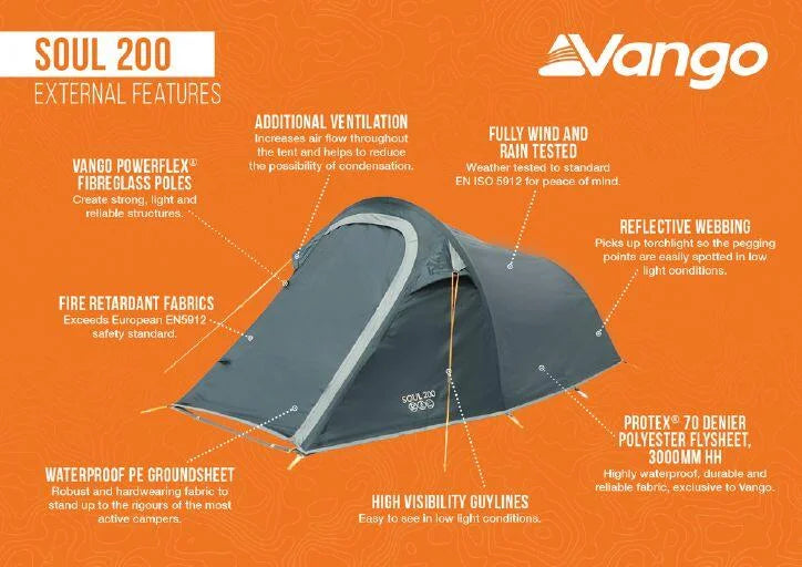 Vango Soul 200 2-Man Tent