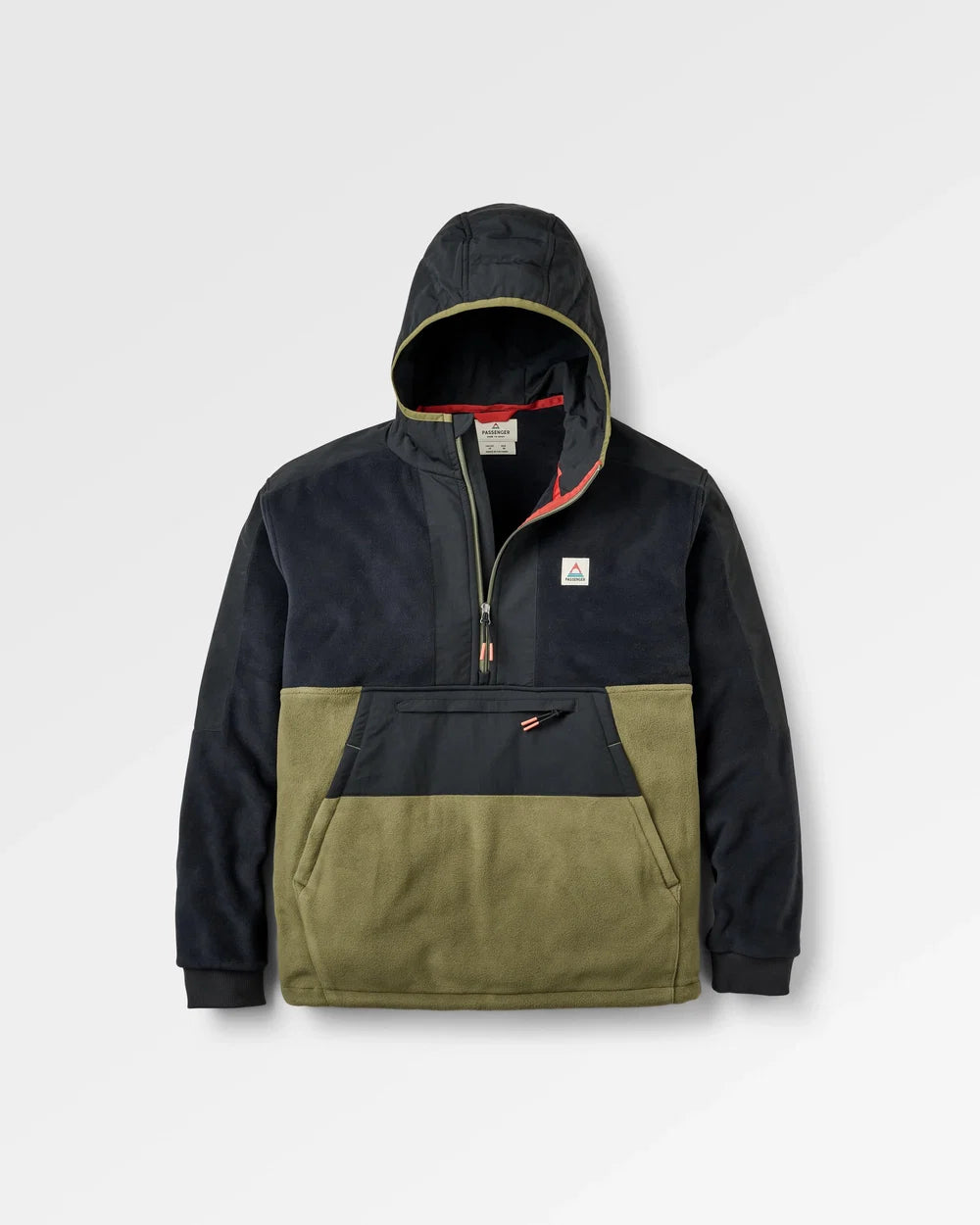 Passenger Men's Woodland Hooded 1/4 Zip Fleece