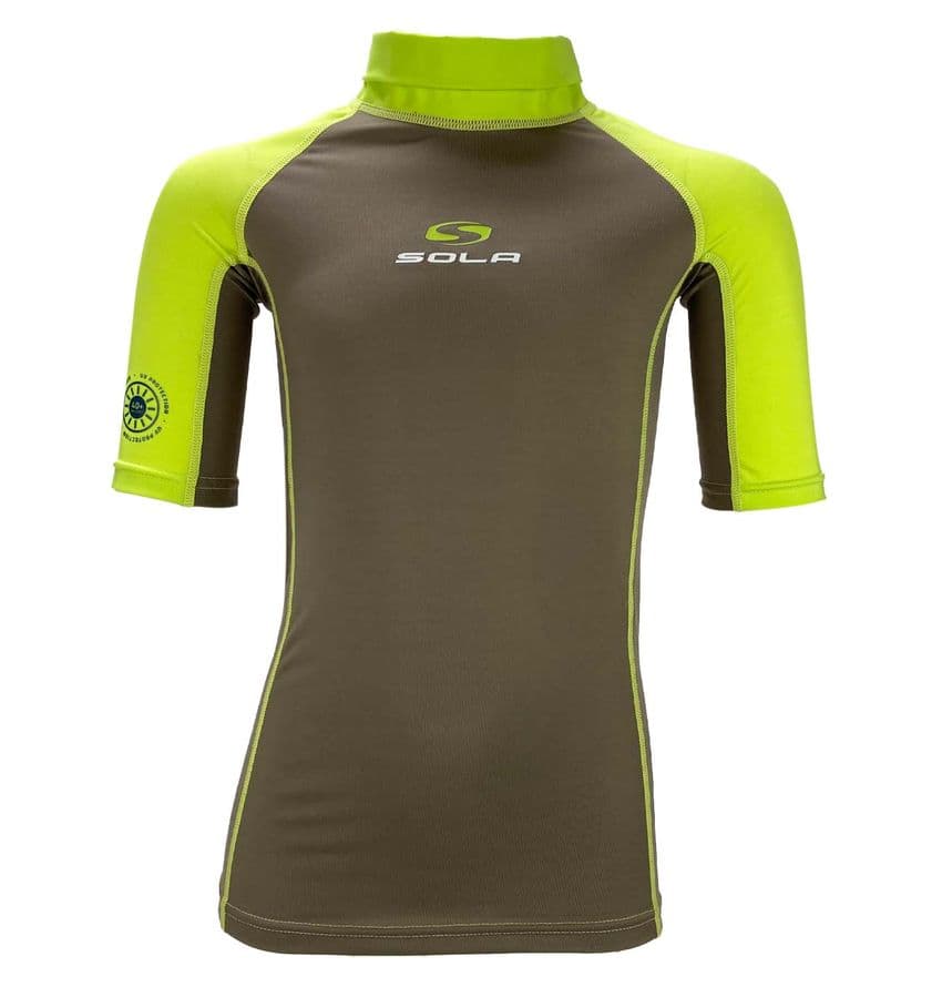 Sola S/S UV Youth Rash Vest