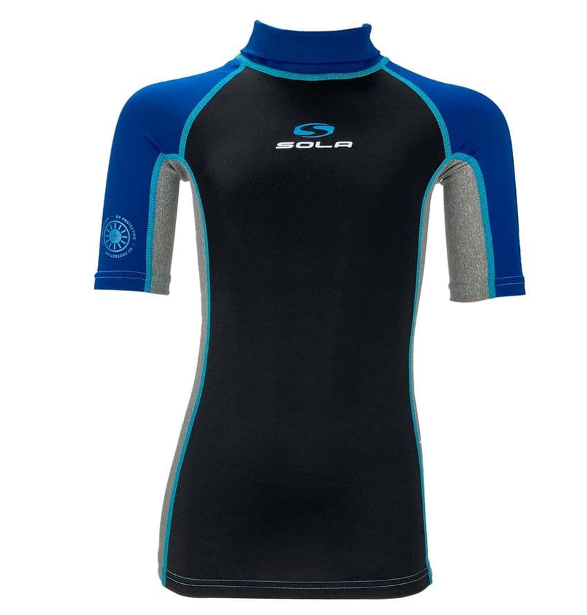 Sola S/S UV Youth Rash Vest