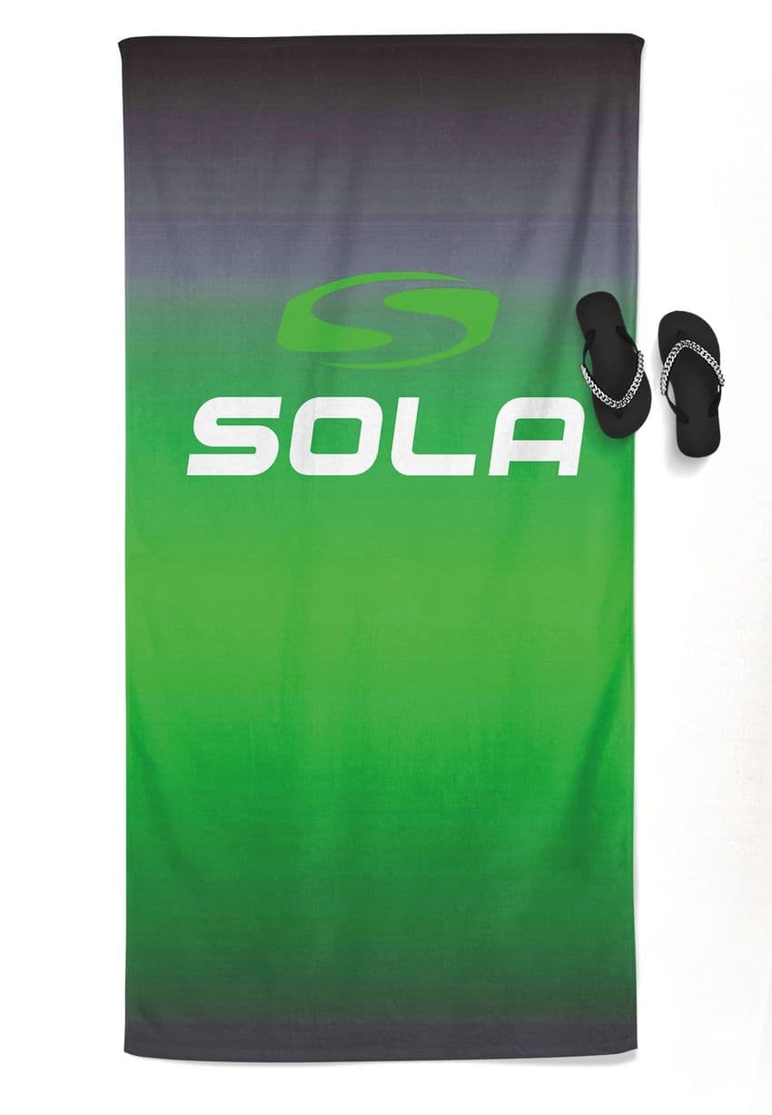 Sola Velour Reactive Printed Beach Towel