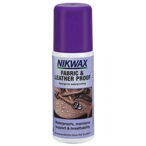Nikwax Fabric and Leather Proof Spray on Waterproofing