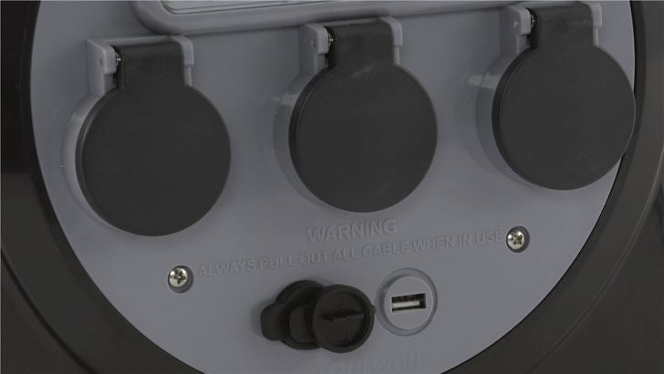 Outwell Mensa Mains 3Way Roller kit with USB/Light