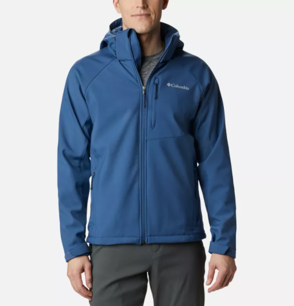 Mens softshell top columbia jacket