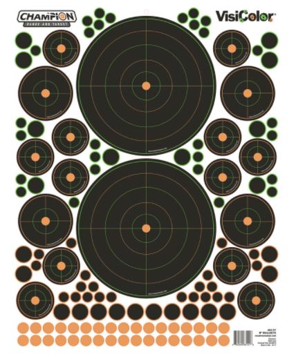 Champion Visicolor 8'' Adhesive Targets