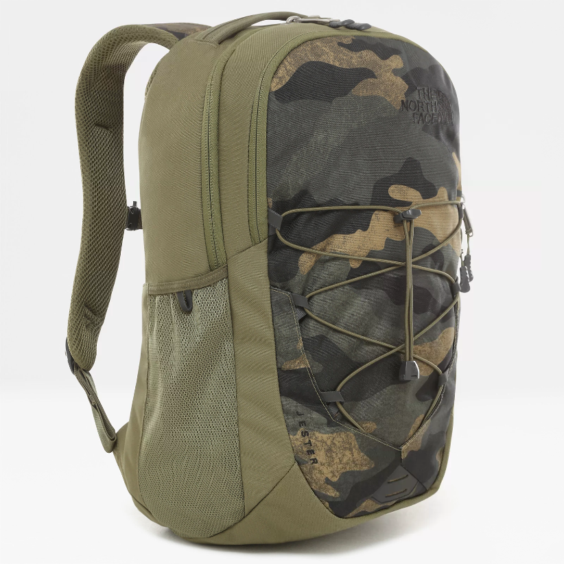 North face top camouflage bag