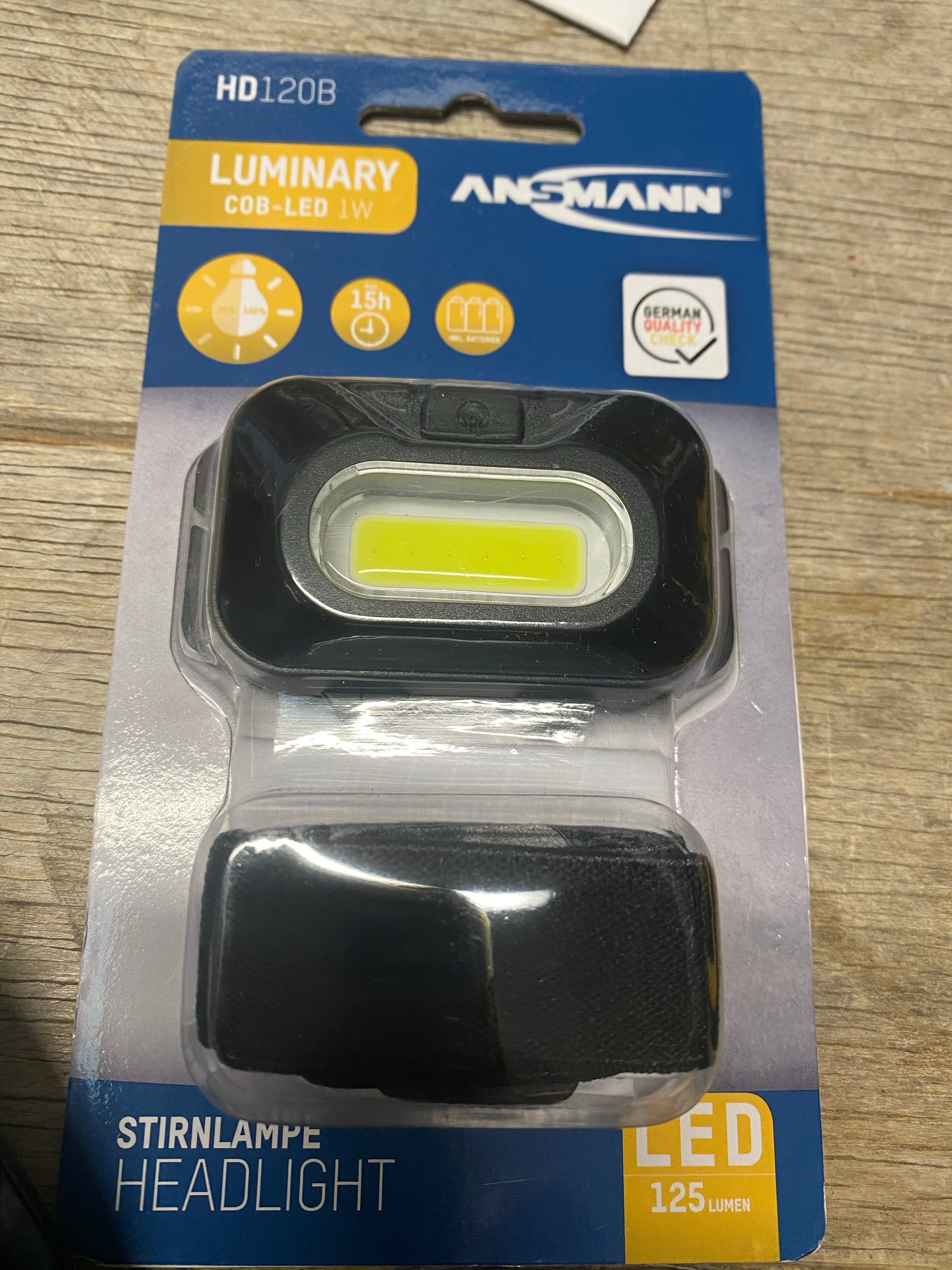 Ansmann Headlight HD120B